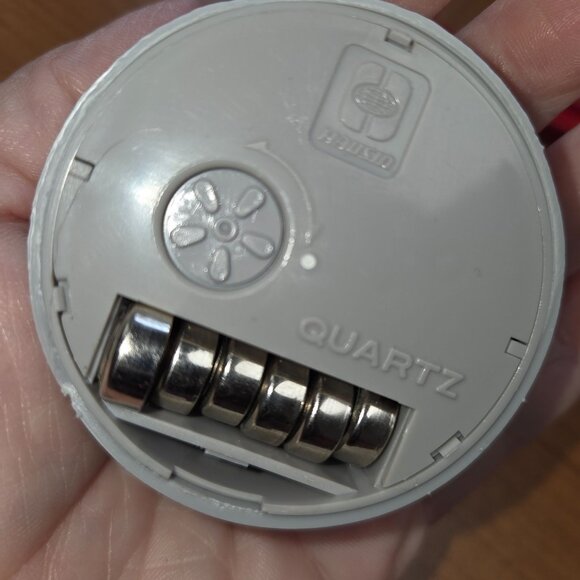 vintage Madison Avenue Crystal Sunburst Desk Clock lead crystal. - Picture 5 of 10